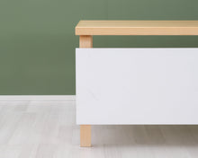 Lataa kuva Galleria-katseluun, Artek työpöytä 70 x 180 cm koivu / valkoinen
