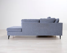 Lataa kuva Galleria-katseluun, 5-istuttava kulmasohva siniharmaa
