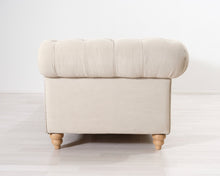 Lataa kuva Galleria-katseluun, 3-istuttava tygsohva beige
