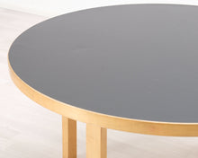 Lataa kuva Galleria-katseluun, Artek 91 ruokapöytä ø 125 cm musta
