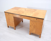 Lataa kuva Galleria-katseluun, Asko puinen kirjoituspöytä 1940-50 -luku

