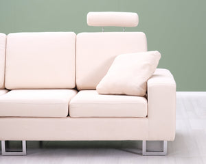 Beliani Stockholm kulmasohva beige
