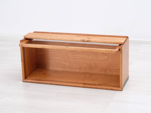 Boknäs mappivitriini lasiovella S31 cm ruskea