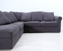 Lataa kuva Galleria-katseluun, 5-istuttava Ikea Grönlid kulmasohva
