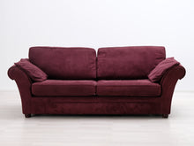 Lataa kuva Galleria-katseluun, 3-istuttava vuodesohva viininpunainen
