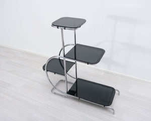 Bauhaus Plant Stand by Emile Guyot for ThonetThonet bauhaus-tyylinen kukkapöytä 1930-luku