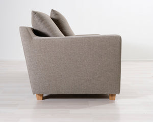 2-istuttava kangassohva beige