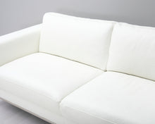 Lataa kuva Galleria-katseluun, Ikea Arild 3-istuttava nahkasohva valkoinen
