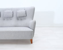 Lataa kuva Galleria-katseluun, Asko Richard 3-istuttava kangassohva harmaa
