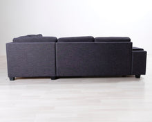 Lataa kuva Galleria-katseluun, 5-istuttava kulmasohva tummanharmaa
