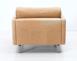 Furninova nahkanojatuoli beige