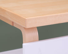 Lataa kuva Galleria-katseluun, Artek työpöytä 70 x 180 cm koivu / valkoinen
