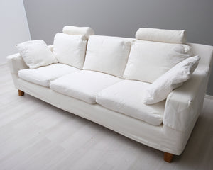 Fogia Morris 3-istuttava sohva valkoinen