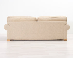 3-istuttava kangassohva beige