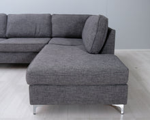 Lataa kuva Galleria-katseluun, Asko Teresa 6-istuttava kulmasohva harmaa
