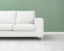 Lataa kuva Galleria-katseluun, Asko 3-istuttava kangassohva luonnonvalkoinen
