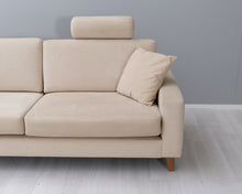 Lataa kuva Galleria-katseluun, Adea 3-istuttava sohva beige
