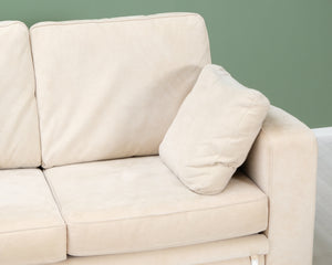 3-istuttava kangassohva beige