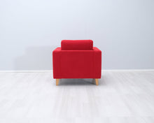 Lataa kuva Galleria-katseluun, Adea nojatuoli punainen
