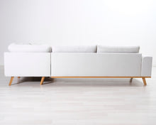 Lataa kuva Galleria-katseluun, 6-istuttava kulmasohva vaaleanharmaa
