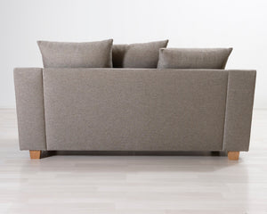 2-istuttava kangassohva beige