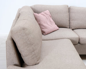 5-istuttava kulmasohva beige