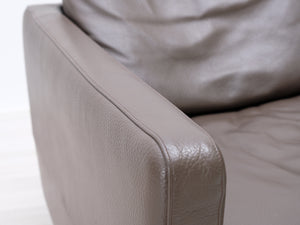Natuzzi nahkanojatuoli ruskea