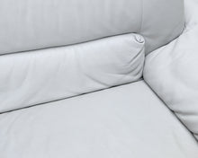 Lataa kuva Galleria-katseluun, Italsofa 3-istuttava nahkasohva harmaa
