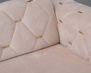 3-istuttava kangassohva beige