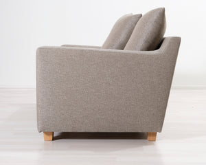 2-istuttava kangassohva beige