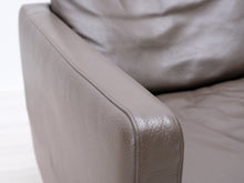 Lataa kuva Galleria-katseluun, Natuzzi nahkanojatuoli ruskea
