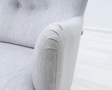 Lataa kuva Galleria-katseluun, Asko Richard 3-istuttava kangassohva harmaa
