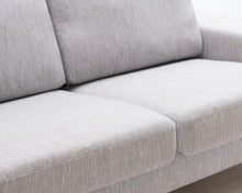 Lataa kuva Galleria-katseluun, Asko 2-istuttava sohva vaaleanharmaa
