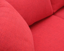 Lataa kuva Galleria-katseluun, 2-istuttava kangassohva punainen
