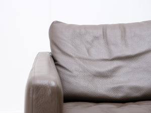 Natuzzi nahkanojatuoli ruskea