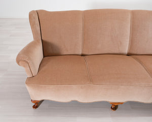 3-istuttava kangassohva beige