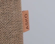 Lataa kuva Galleria-katseluun, Asko 3-istuttava divaanisohva vaaleanruskea
