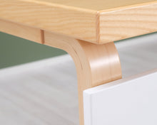 Lataa kuva Galleria-katseluun, Artek työpöytä 60 x 150 cm koivu / valkoinen
