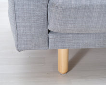 Lataa kuva Galleria-katseluun, IKEA 3-istuttava kangassohva harmaa
