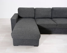 Lataa kuva Galleria-katseluun, 3-istuttava vuodesohva divaanilla harmaa
