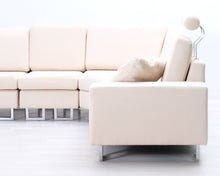 Lataa kuva Galleria-katseluun, Beliani Stockholm kulmasohva beige
