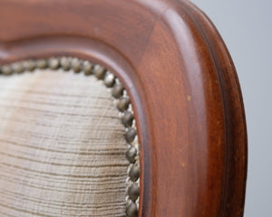 2-istuttava nojatuoli rokokootyylinen