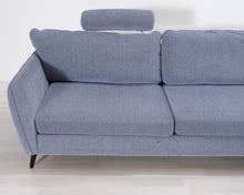 Lataa kuva Galleria-katseluun, 5-istuttava kulmasohva siniharmaa
