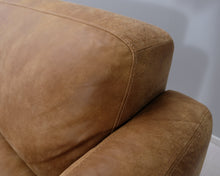 Lataa kuva Galleria-katseluun, Asko Kendo 3-istuttava nahkasohva ruskea
