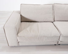 Lataa kuva Galleria-katseluun, 3-istuttava moduulisohva beige
