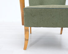 Lataa kuva Galleria-katseluun, Vintage nojatuoli vihreä
