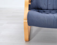 Lataa kuva Galleria-katseluun, Asko Koivutaru nojatuoli sininen
