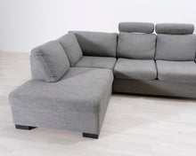 Lataa kuva Galleria-katseluun, 5-istuttava avokulmasohva harmaa
