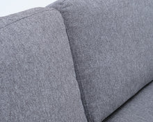 Lataa kuva Galleria-katseluun, Asko AVEC S 2,5-istuttava kangassohva harmaa
