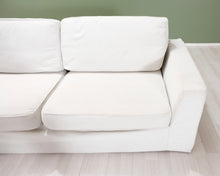 Lataa kuva Galleria-katseluun, Armetal Italia 3-istuttava vuodesohva valkoinen
